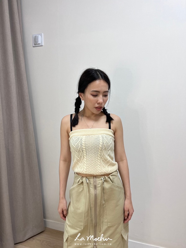 愛心麻花平口背心